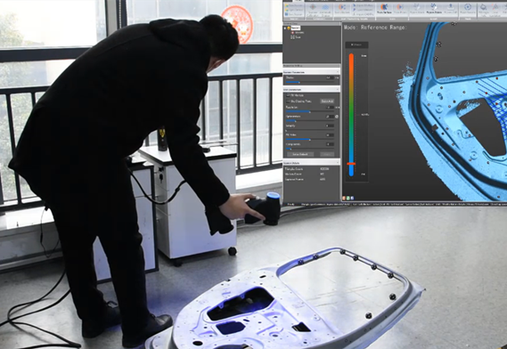 Syst&egrave;me de photogramm&eacute;trie pour scanners laser 3D
