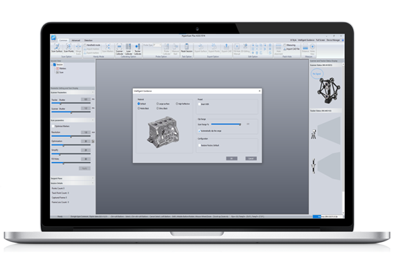 Logiciel 3D avec param&eacute;trage automatique
