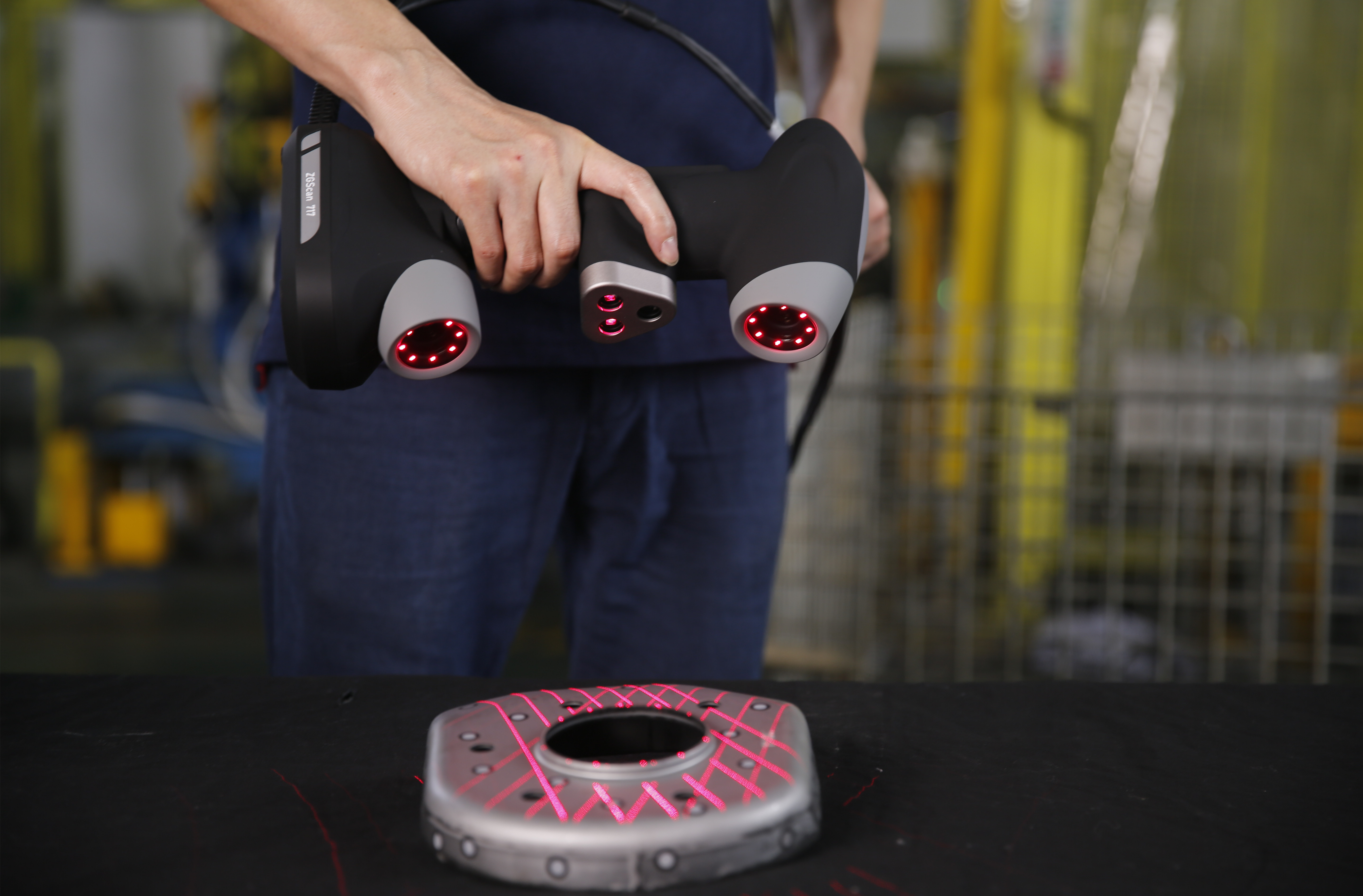 Scanner 3D pour l'inspection 3D de pi&egrave;ces automobiles