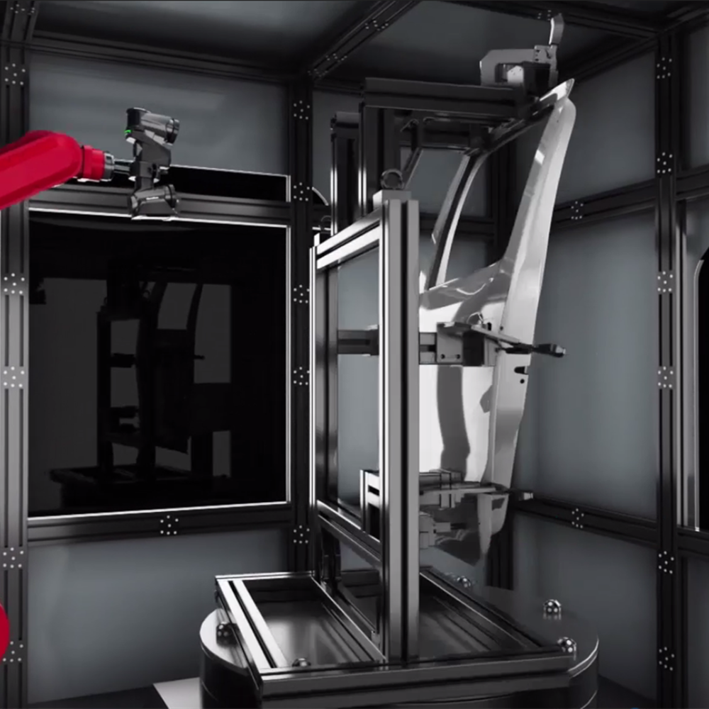 Système de numérisation 3D polyvalent robotisé MarvelScan Galaxy pour l&#39;industrie aérospatiale