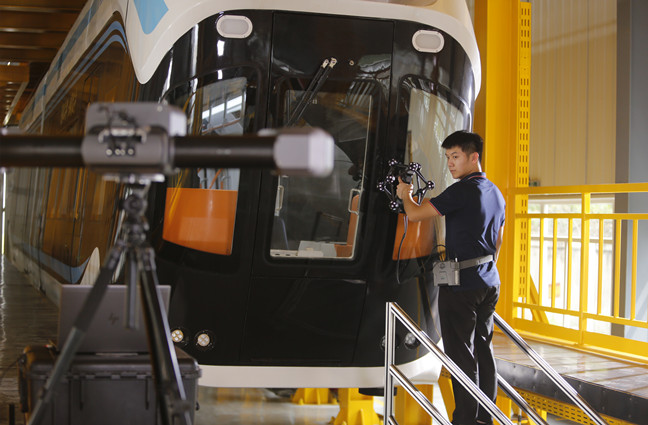 Analyse 3D sans fil pour l'industrie du transport ferroviaire