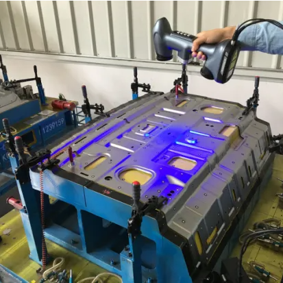 Scanner laser bleu 3D de qualité métrologique professionnelle RigelScan pour l&#39;industrie aérospatiale