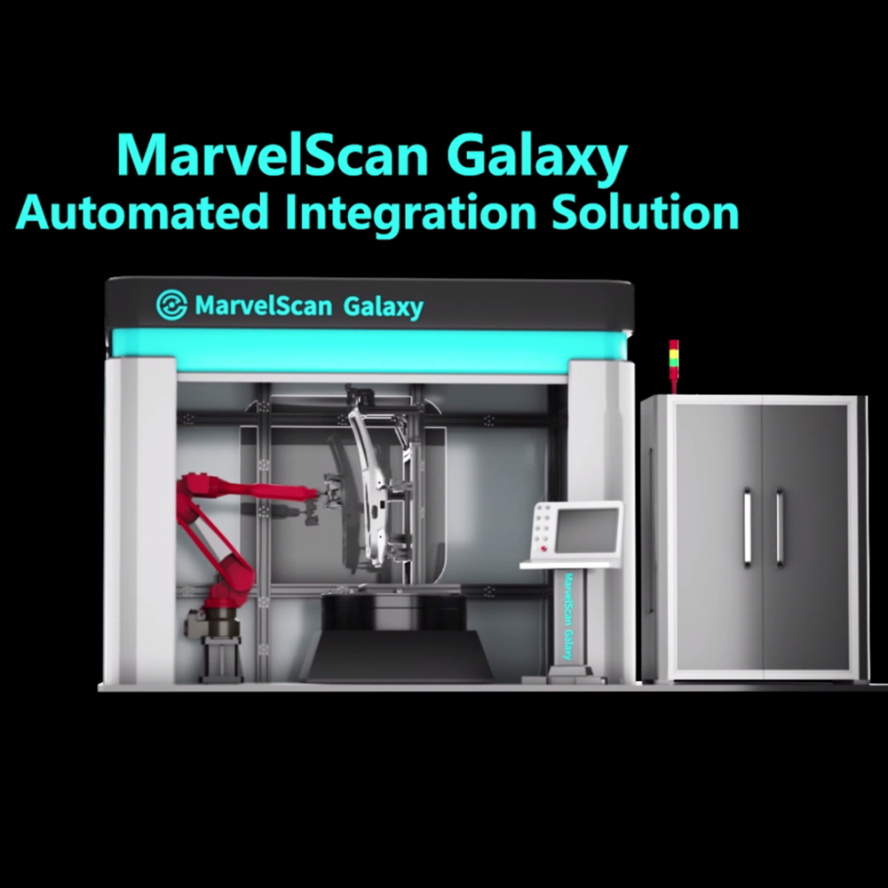 Système de numérisation 3D monté sur robot MarvelScan Galaxy pour un contrôle qualité automatisé