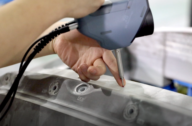 MMT portable pour l'inspection des moules