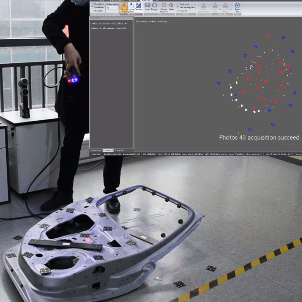 Système de photogrammétrie haute vitesse PhotoShot Lite pour une capture précise des données 3D
