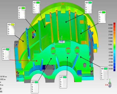Inspection de la qualit&eacute; de l'outillage du moule