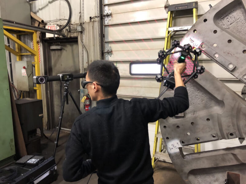 Comment ZG pourrait-il aider le client à effectuer une inspection de qualité pour les grandes pièces de fonderie mieux et plus rapidement ?