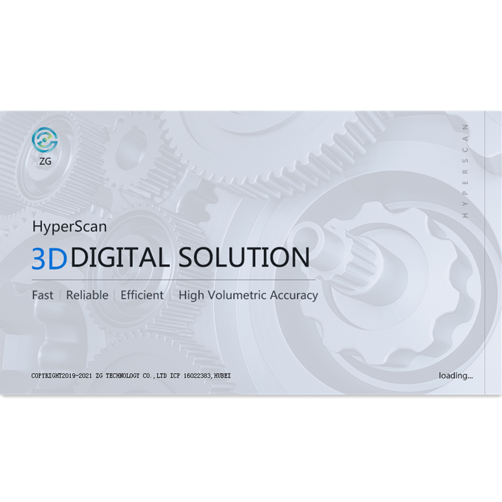 Logiciel HyperScan 3D pour la numérisation 3D de suivi optique et le palpage MMT portable