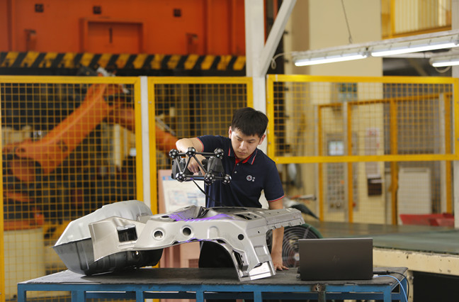 Inspection dimensionnelle 3D de pi&egrave;ces de grande machinerie